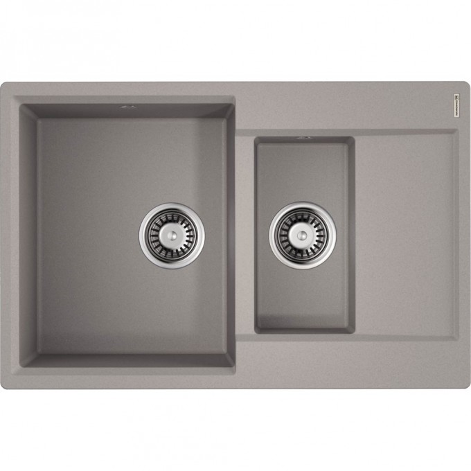 Мойка OMOIKIRI DAISEN 78-2T-GR Tetogranit/Leningrad grey 4993585